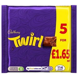 Cadbury Twirl 5 Pack £1.65