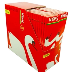 Swan King Size Slim Red Papers