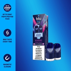 Blu Bar Pod Blueberry Sour Razz 20mg
