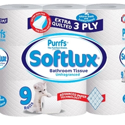 Softlux Toilet Roll 9 Pack