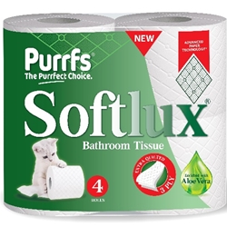 Softlux Toilet Roll - 4 Roll