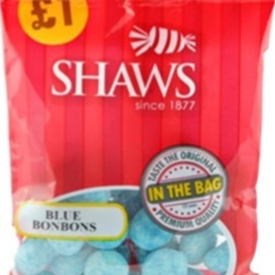 Shaws Blue Raspberry  £1