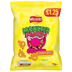 Monster Munch Roast Beef £1.25