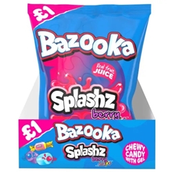 Bazooka Splashz Berry Blast £1.00