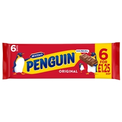 McVities Penguin 6 Pack £1.25