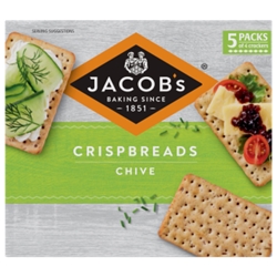 Jacob's Crisp Breads Chive 5 Pack