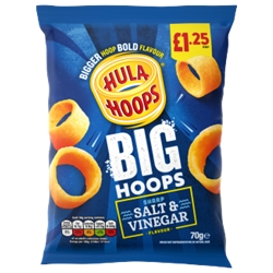 Hula Hoops Big Hoops Salt & Vinegar £1.25