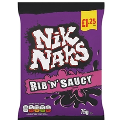 Nik Naks Rib n Saucy £1.25