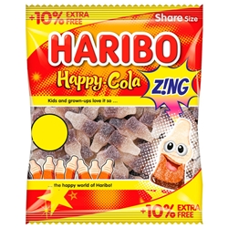 Haribo Cola Zing £1.25 + 10% Free