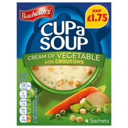 Cup a Soup Cream of Vegetable £1.75