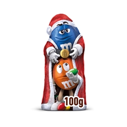 M&Ms Chocolate Santa 100g
